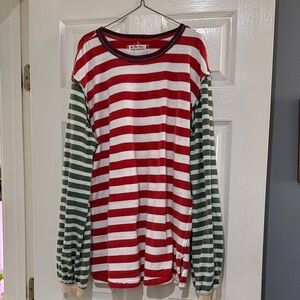 We the Free Striped Long Sleeve Shirt